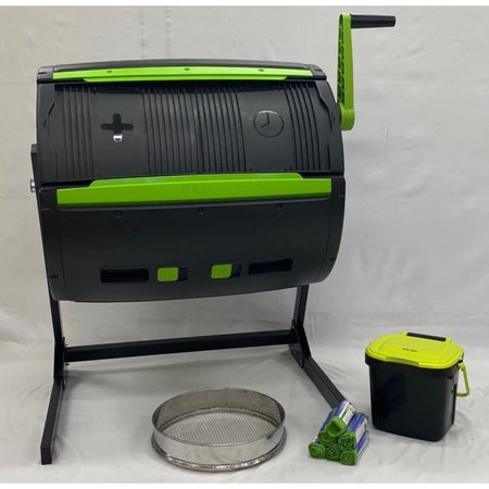 MAZE,RSI RSI-Maze 65 Gallon Composter with Sifter & Caddie 6 bag rolls RSI-MCT-SC